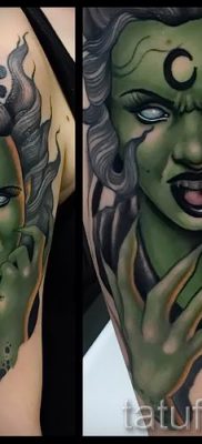 fotó egy boszorkány tetoválásról egy cikkhez a boszorkány tetoválás jelentéséről - tatufoto.ru - 27