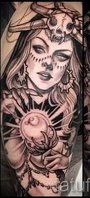 fotó egy boszorkány tetoválásról egy cikkhez a boszorkány tetoválás jelentéséről - tatufoto.ru - 23