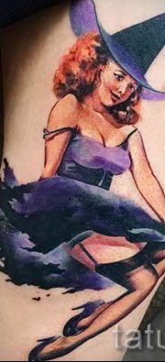 fotó egy boszorkány tetoválásról egy cikkhez a boszorkány tetoválás jelentéséről - tatufoto.ru - 18