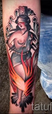 fotó egy boszorkány tetoválásról egy cikkhez a boszorkány tetoválás jelentéséről - tatufoto.ru - 8
