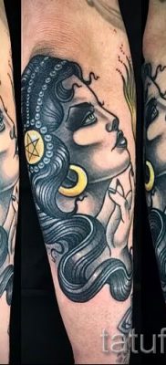 fotó egy boszorkány tetoválásról egy cikkhez a boszorkány tetoválás jelentéséről - tatufoto.ru - 7