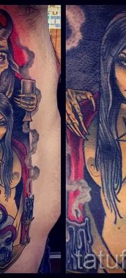 fotó egy boszorkány tetoválásról egy cikkhez a boszorkány tetoválás jelentéséről - tatufoto.ru - 6