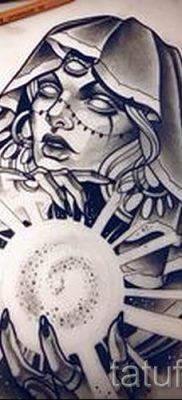 fotó egy boszorkány tetoválásról egy cikkhez a boszorkány tetoválás jelentéséről - tatufoto.ru - 4