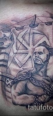 Veles tetoválásfotó (érték) - példa egy érdekes tetoválási rajzra - 039