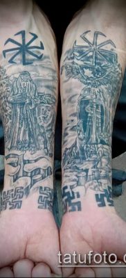 Veles tetoválásfotó (érték) - példa egy érdekes tetoválási rajzra - 036
