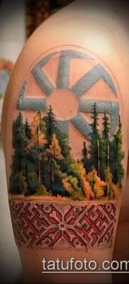 Veles tetoválásfotó (érték) - példa egy érdekes tetoválási rajzra - 026