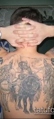 Veles tetováló fotó (érték) - egy példa egy érdekes tetoválási rajzra - 025