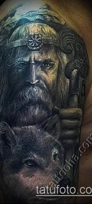 Veles tetoválásfotó (érték) - példa egy érdekes tetoválási rajzra - 012