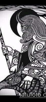 Veles tetoválásfotó (érték) - példa egy érdekes tetoválási rajzra - 011