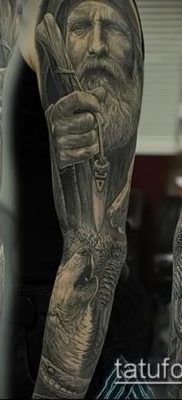 Veles tetoválásfotó (érték) - példa egy érdekes tetoválási rajzra - 008