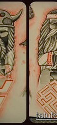 Veles tetoválásfotó (érték) - példa egy érdekes tetoválási rajzra - 005