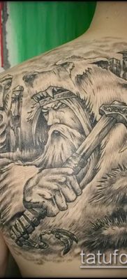 Veles tetoválásfotó (érték) - példa egy érdekes tetoválási rajzra - 003