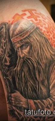 Veles tetoválásfotó (érték) - példa egy érdekes tetoválási rajzra - 001