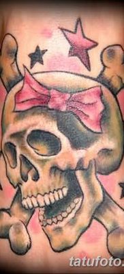 fotó tetoválás Jolly Roger kelt 2017. 09. 22 -én №056 - tetoválás Jolly Roger -