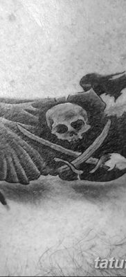 fotó tetoválás Jolly Roger kelt 2017.09.22. №001 - tetoválás Jolly Roger -