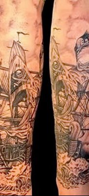 fotó tetoválás Jolly Roger kelt 2017.09.22. №004 - tetoválás Jolly Roger -