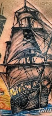 fotó tetoválás Jolly Roger kelt 2017. 09. 22 -én №012 - tetoválás Jolly Roger -
