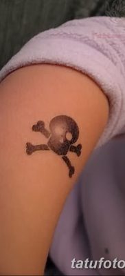 fotó tetoválás Jolly Roger kelt 2017. 09. 22 -én №023 - tetoválás Jolly Roger -