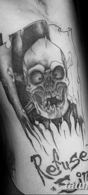 fotó tetoválás Jolly Roger kelt 2017.09.22. №029 - tetoválás Jolly Roger -