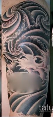 szél tetoválás fotó (jelentése) - példa egy érdekes tetoválási tervre - 051