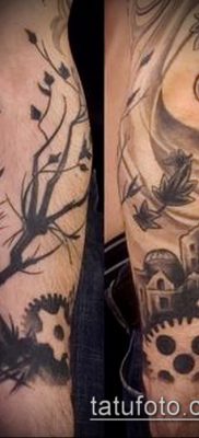 szél tetoválás fotó (jelentése) - példa egy érdekes tetoválási tervre - 026