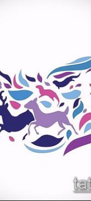 szél tetoválás fotó (jelentése) - példa egy érdekes tetoválási rajzra - 007