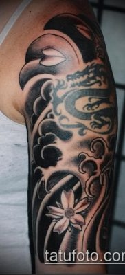 szél tetoválás fotó (jelentése) - példa egy érdekes tetoválási rajzra - 004