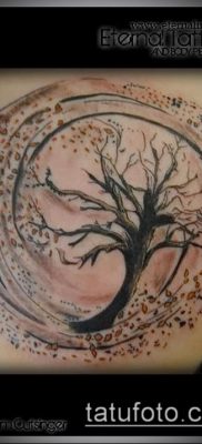 szél tetoválás fotó (jelentése) - példa egy érdekes tetoválási tervre - 002