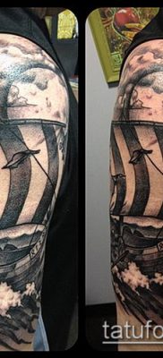 fotó egy viking tetoválásról (tetoválás) (érték) - példa rajz - 092