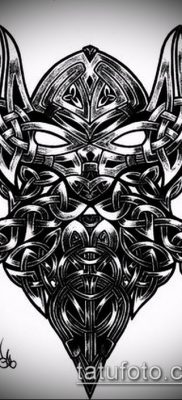 fotó egy viking tetoválásról (tetoválás) (érték) - példa rajz - 089