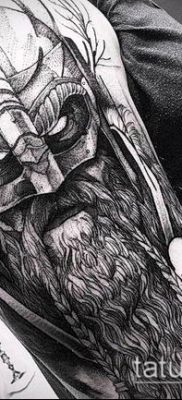 fotó vikingek tetoválásáról (tetoválás) (érték) - példa rajz - 083