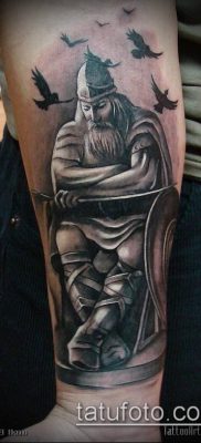 fotó egy viking tetoválásról (tetoválás) (érték) - példa rajz - 081