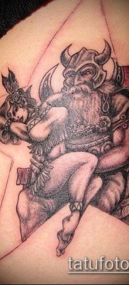 fotó egy viking tetoválásról (tetoválás) (érték) - példa rajz - 063