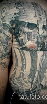 fotó egy viking tetoválásról (tetoválás) (érték) - példa rajz - 054