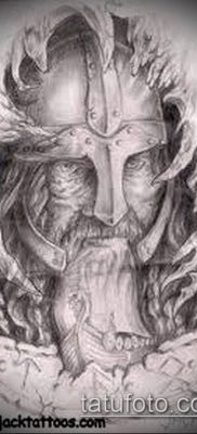 fénykép egy viking tetoválásról (tetoválás) (érték) - példa rajz - 049