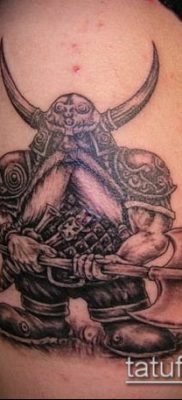 fotó egy viking tetoválásról (tetoválás) (érték) - példa rajz - 040