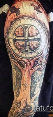 fotó egy viking tetoválásról (Tattoo) (jelentése) - példa rajz - 028
