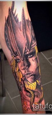 fotó egy viking tetoválásról (tetoválás) (érték) - példa rajz - 026