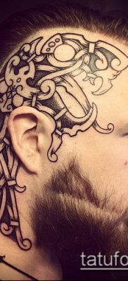 fotó egy viking tetoválásról (tetoválás) (érték) - példa rajz - 025