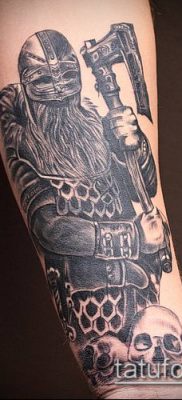 fotó egy viking tetoválásról (tetoválás) (érték) - példa rajz - 024