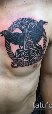 fotó egy viking tetoválásról (tetoválás) (érték) - példa rajz - 021