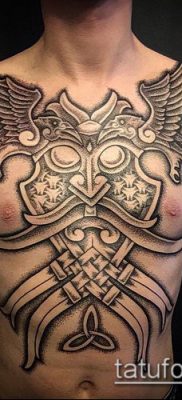 fotó egy viking tetoválásról (tetoválás) (érték) - példa rajz - 020