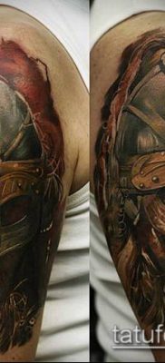 fotó egy viking tetoválásról (tetoválás) (érték) - példa rajz - 014