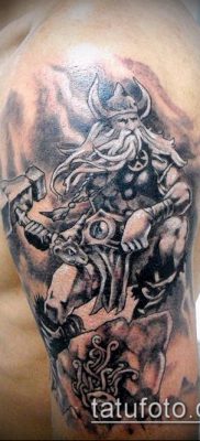 fotó egy viking tetoválásról (tetoválás) (érték) - példa rajz - 010