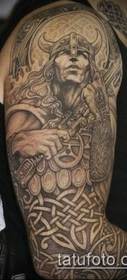 fotó egy viking tetoválásról (tetoválás) (érték) - példa rajz - 006