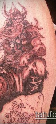 fotó egy viking tetoválásról (tetoválás) (érték) - példa rajz - 005