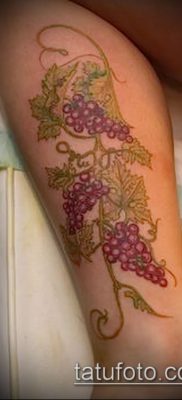 Снимка на татуировка на грозде - 20062017 - пример - 001 Tattoo grapes_