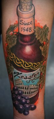 Снимка на татуировка на грозде - 20062017 - пример - 011 Tattoo grapes_