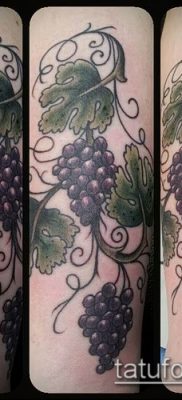 Снимка на татуировка на грозде - 20062017 - пример - 013 Tattoo grapes_