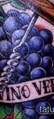 Снимка на татуировка на грозде - 20062017 - пример - 014 Tattoo grapes_